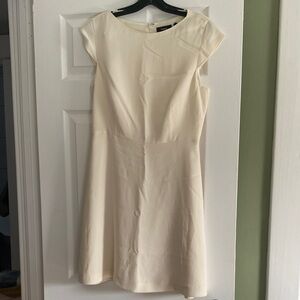 Theory Cream/ Off-White Dress